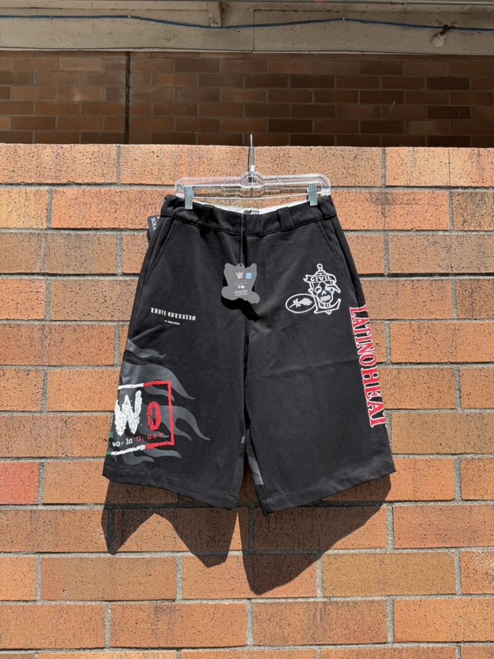 Civil Regime x WWE Latino Rose Garden Eddie Guerrero Shorts Black LWO Darc Sport